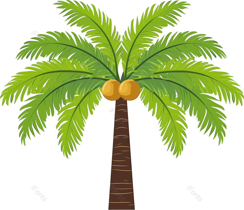 叶子图片,卡通元素,手绘背景PNG,树木免抠素材